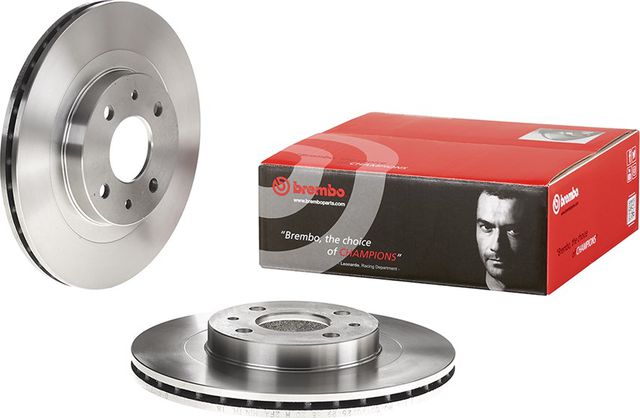 Диск тормозной 2110 Pilenga BREMBO ALLIED NIPPON 13" дюймов вентиляция 