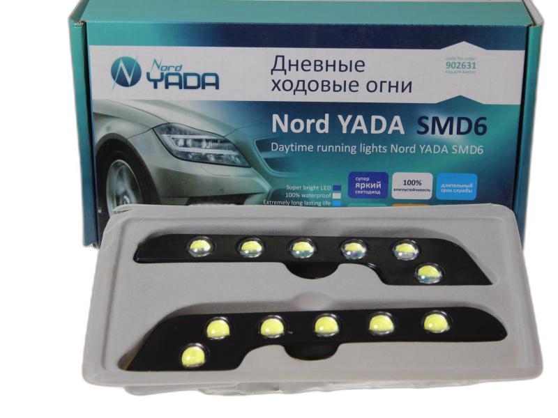 Дневные ходовые огни БЕЛЫЕ (SMD:2x6 шт) 12V 2x6W 
