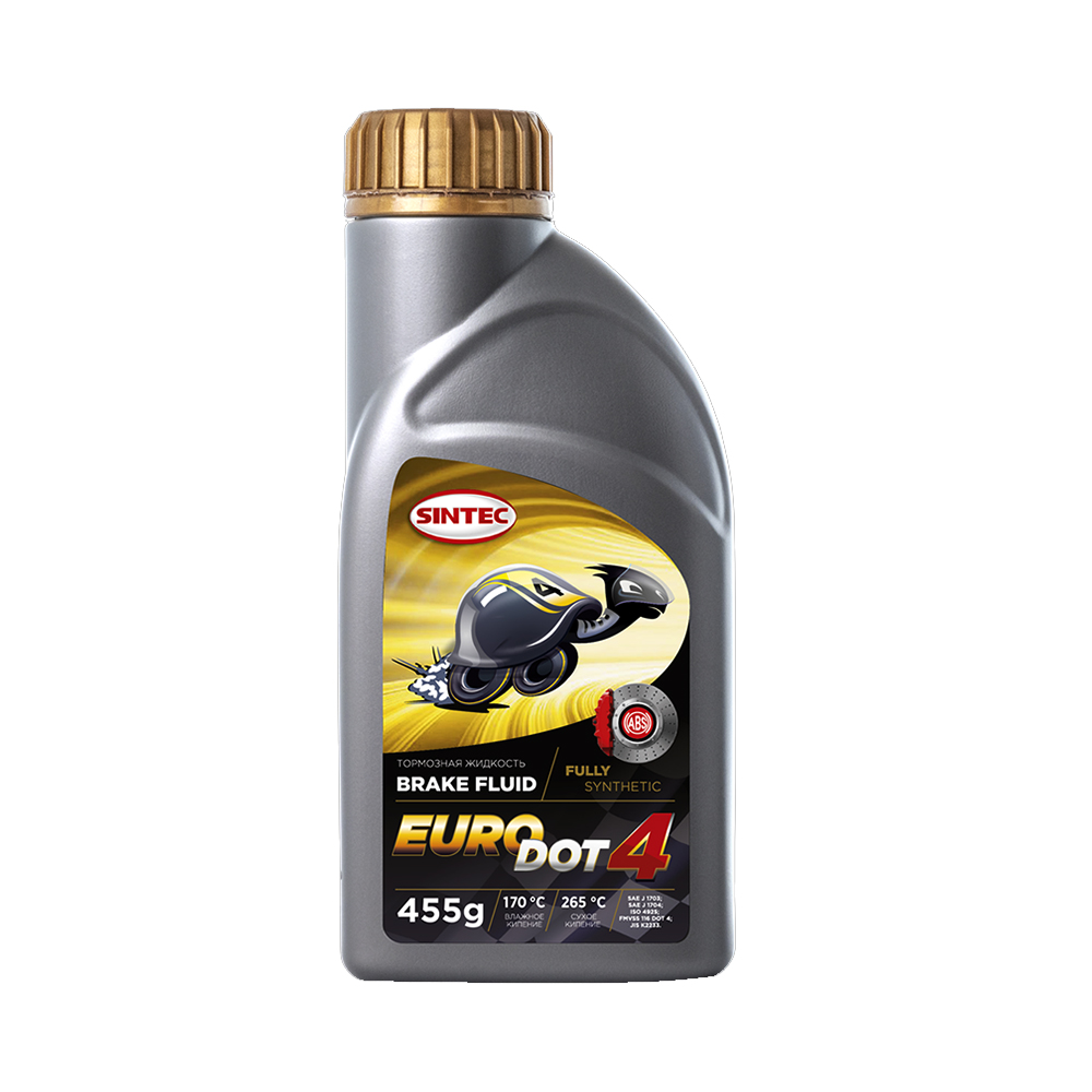 Жидкость тормозная Sintec EURO DOT-4 455 г LADA