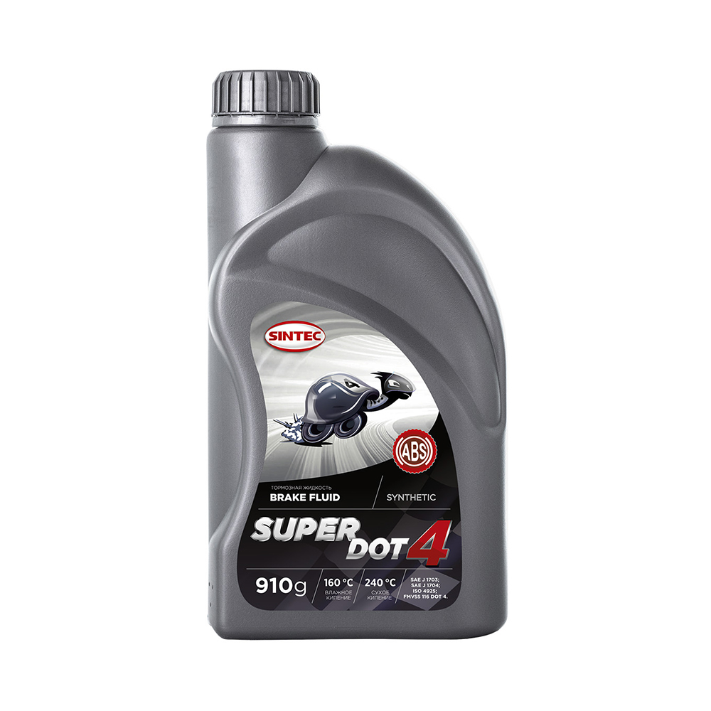 Жидкость тормозная Sintec EURO DOT-4 910г. LADA
