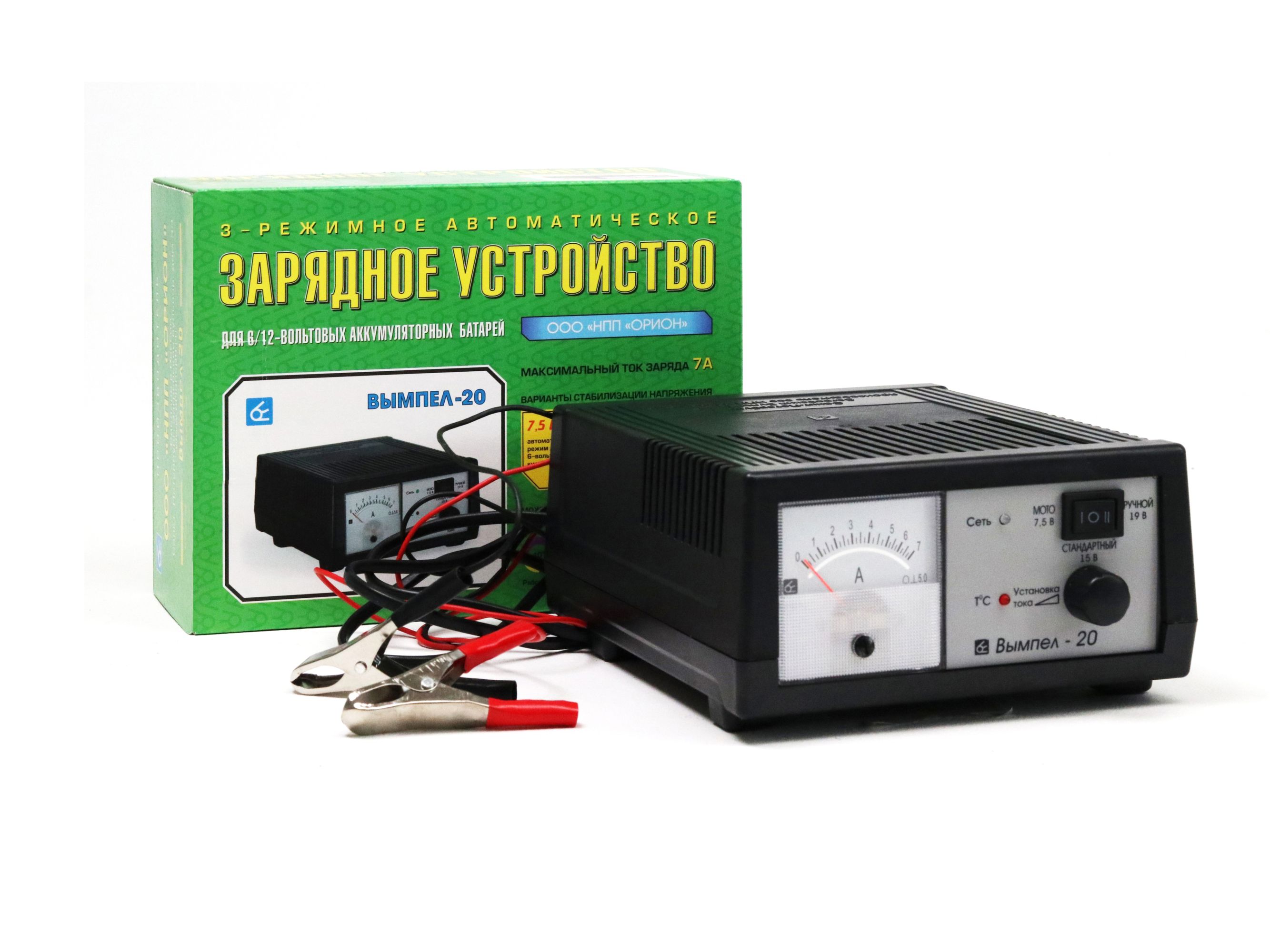 Зарядное устройство STRIVER (6/12В6А автом ВЫМПЕЛ-20
