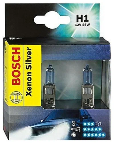 Лампа BOSCH H1 12V 60/55W Xenon Silver 