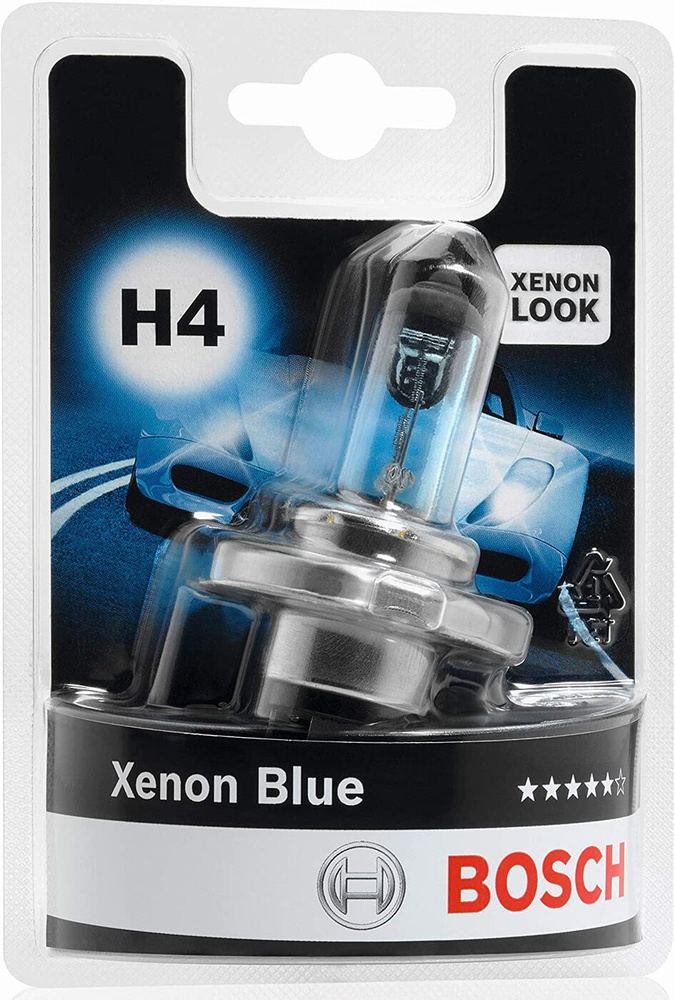 Лампа BOSCH H4 12V 60/55W Xenon Blue 