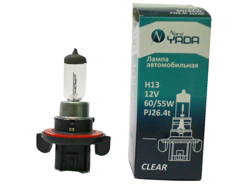 Лампа H13 Nord Yada 55W CLEAR 