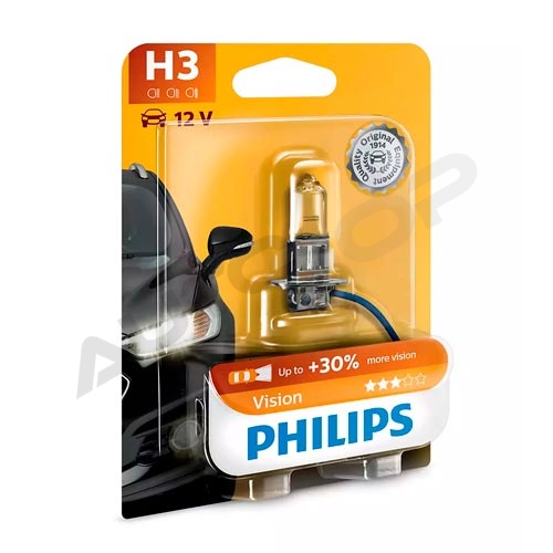 Лампа H3 PHILLIPS 55W+30