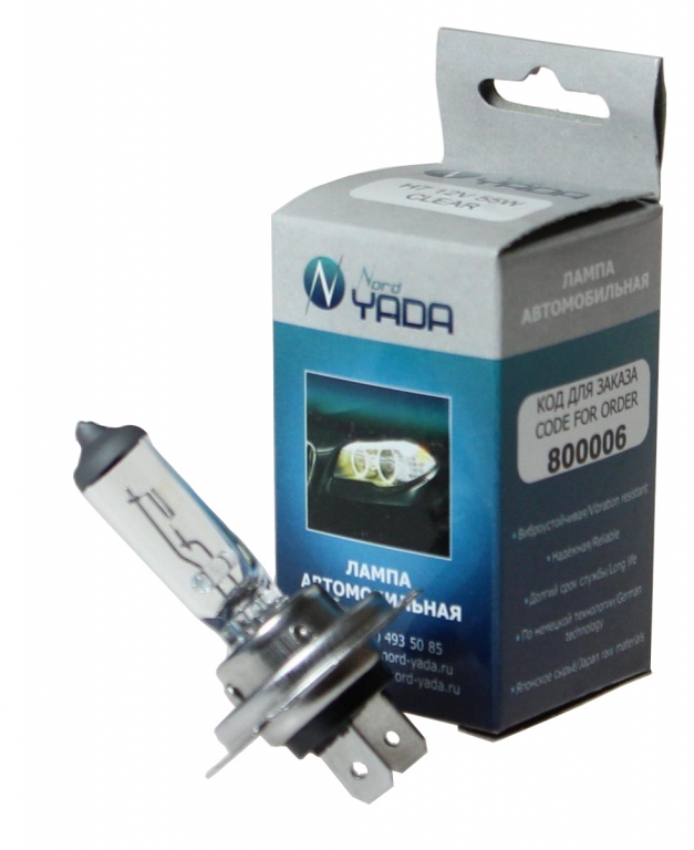 Лампа H7 Nord Yada Clear 55W 