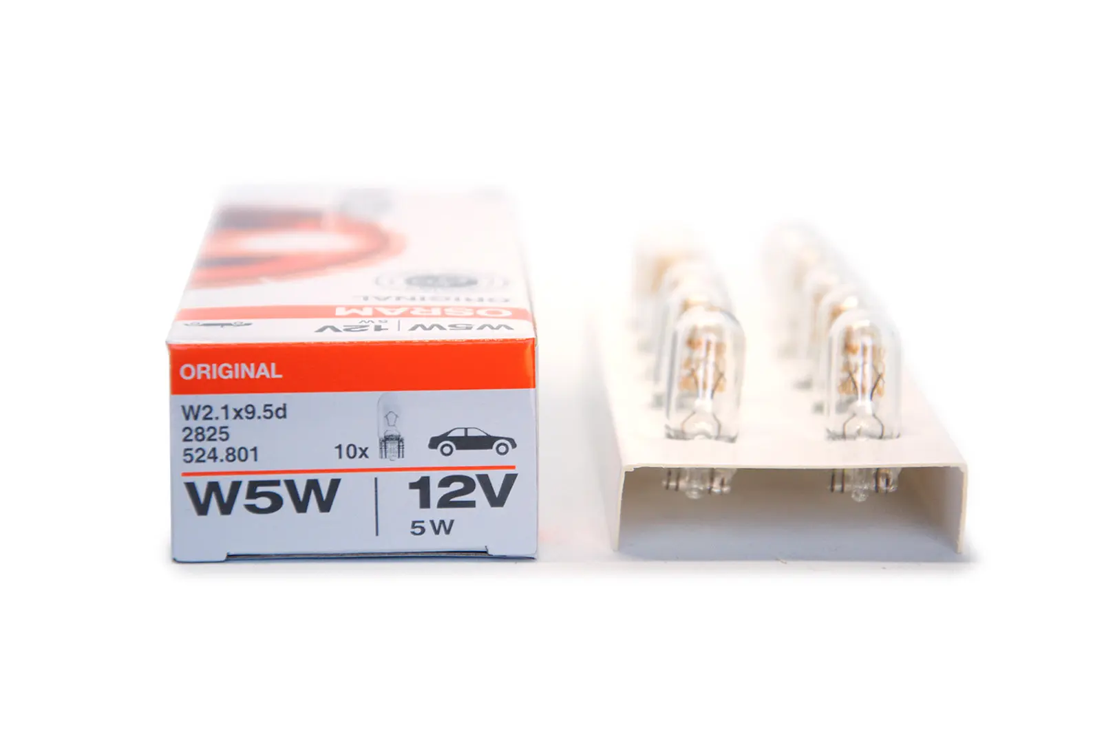 Лампа OSRAM W5W W2,1/9,5d 12V 