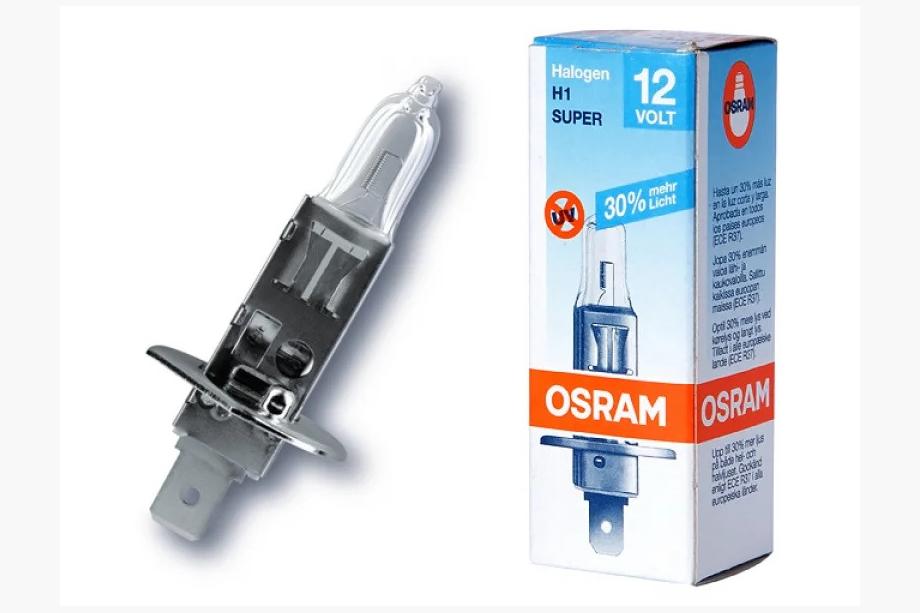 Лампа OSRAM H1 55W+30%