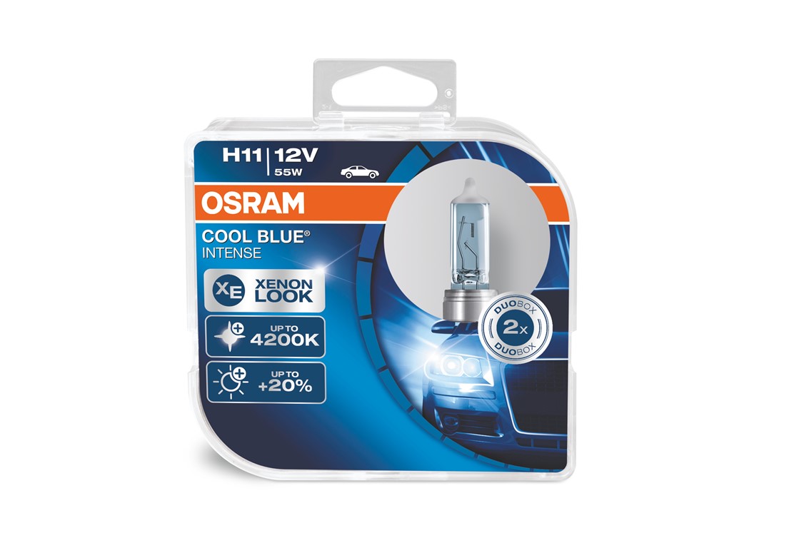 Лампа OSRAM H11 60W CoolBlue ксенон эффект 4200К 