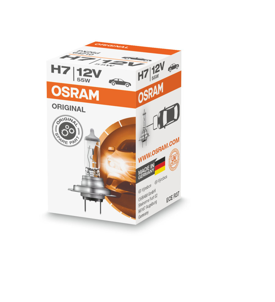 Лампа OSRAM H7 55W PX26d 