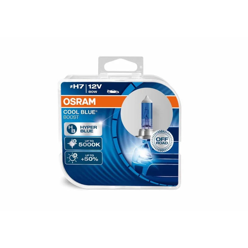 Лампа OSRAM H7 80W PX26d CoolBlue 5000K ксенон эффект 