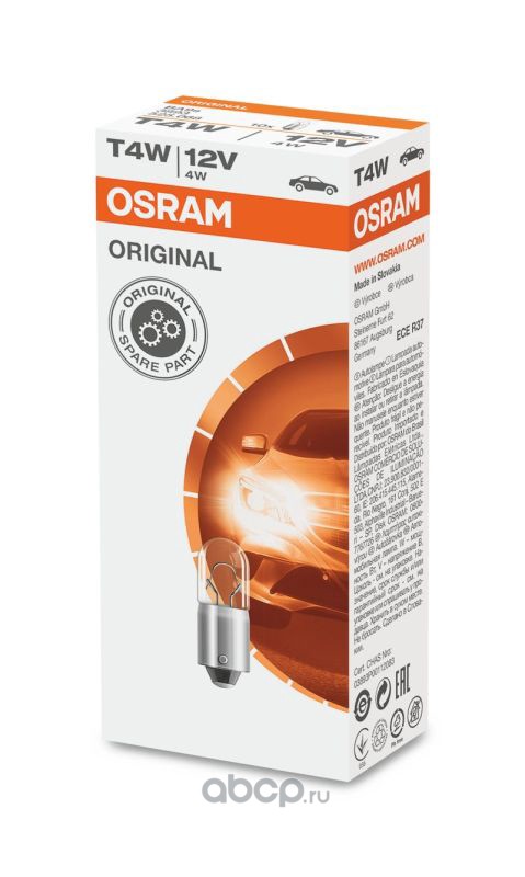 Лампа OSRAM T4W/12V 