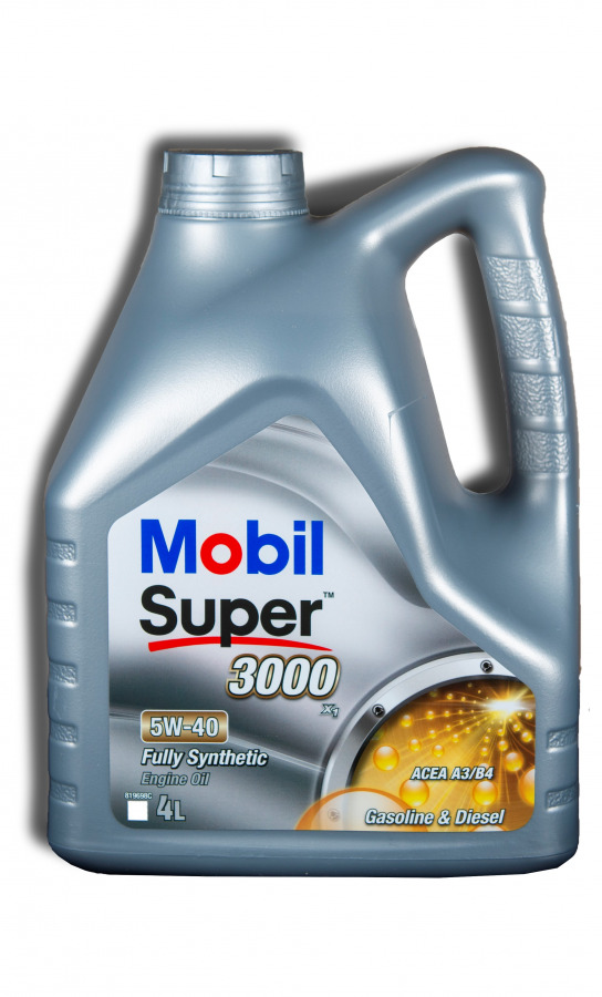 Масло Mobil Super 3000 X1 5W40 синтетическое 4л.