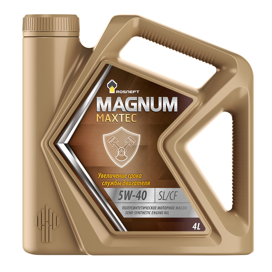 Масло Rosneft Magnum Maxtec 5W40 полусинтетическое 4л. 