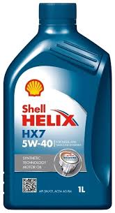 Масло Shell Helix HX7 5w-40 полусинтетическое 1 литр