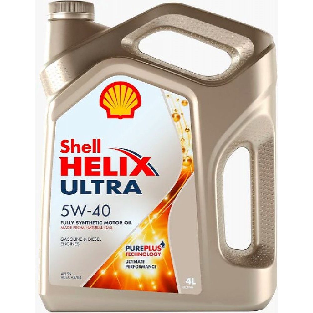 Масло Shell Helix Ultra 5w-40 4L