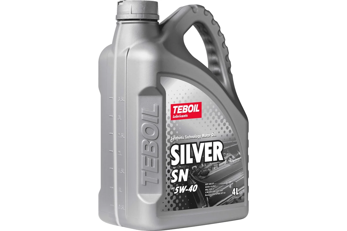 Масло TEBOIL Silver SN 5W40 4л. полусинтетическое 