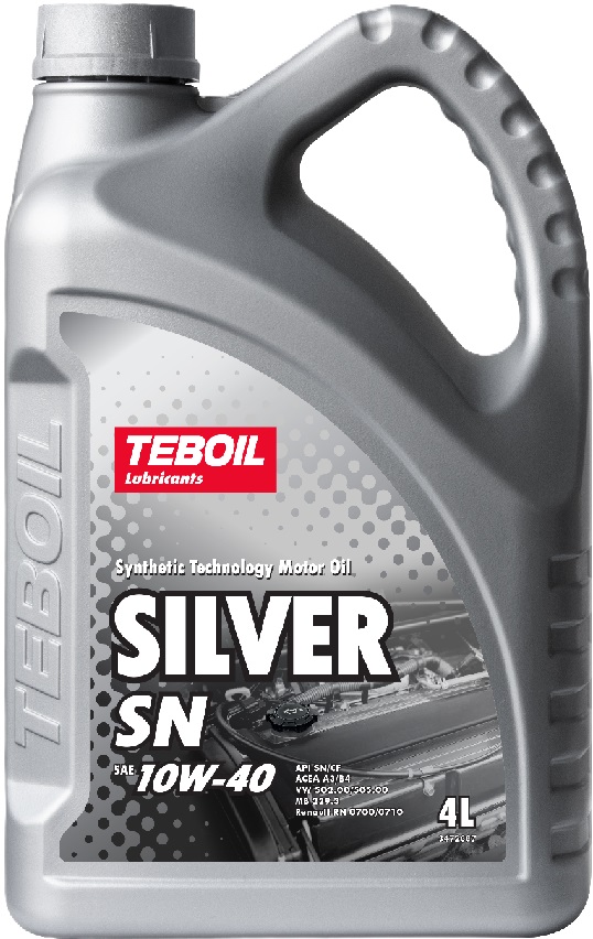 Масло TEBOIL Silver SN 10W40 4л. полусинтетическое 