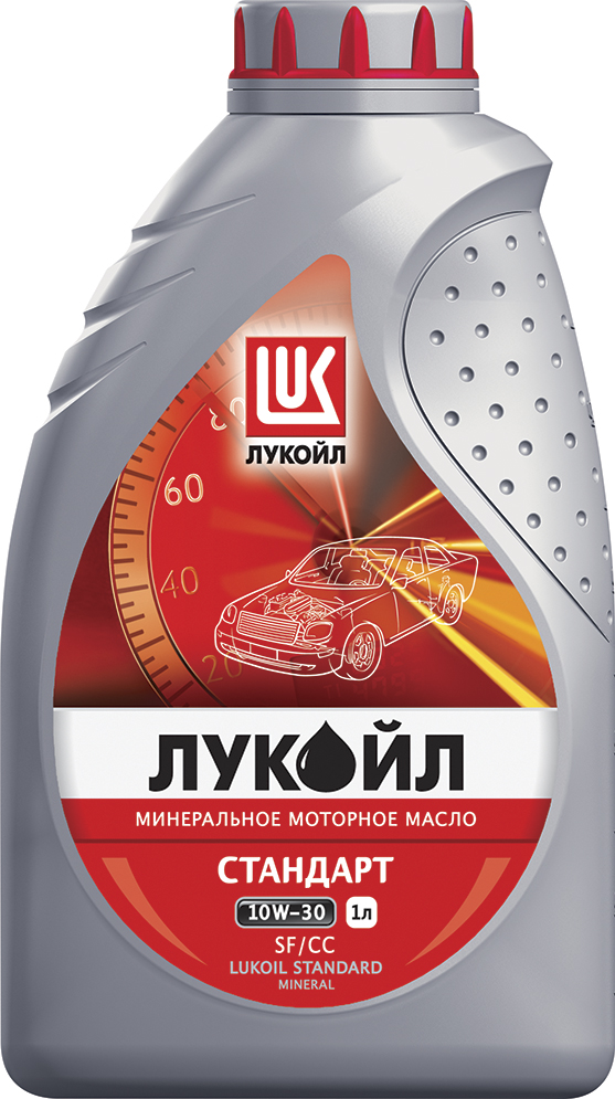Масло Лукойл-стандарт 10W30 минеральное 1 л.