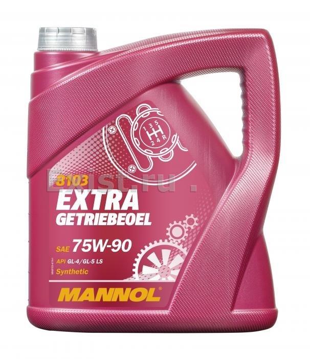 Масло трансмиссионное MANNOL 75W90 GL-4/5 4л 