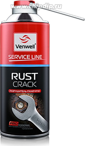 Очиститель ржавчины Venwell RUST Crack 505 мл 