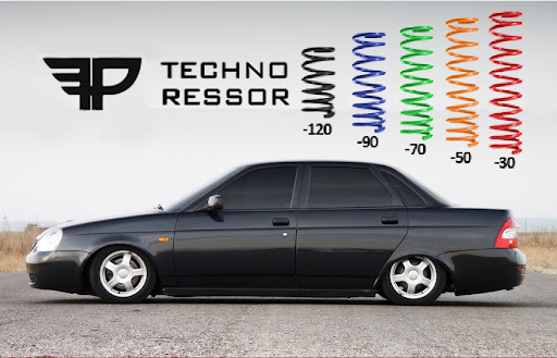 Пружины переменного шага ТЕХНОРЕССОР (-30) Ceed/I30 пер красные