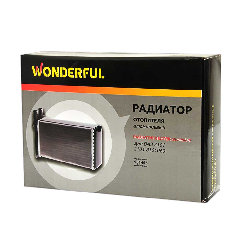 Радиатор отопителя 2101 WONDERFUL узкий 