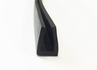 Резина уплотнительная тюнинга паз 2мм.(кратно 1м.) ПРОФИЛЬ П-обр №4F.