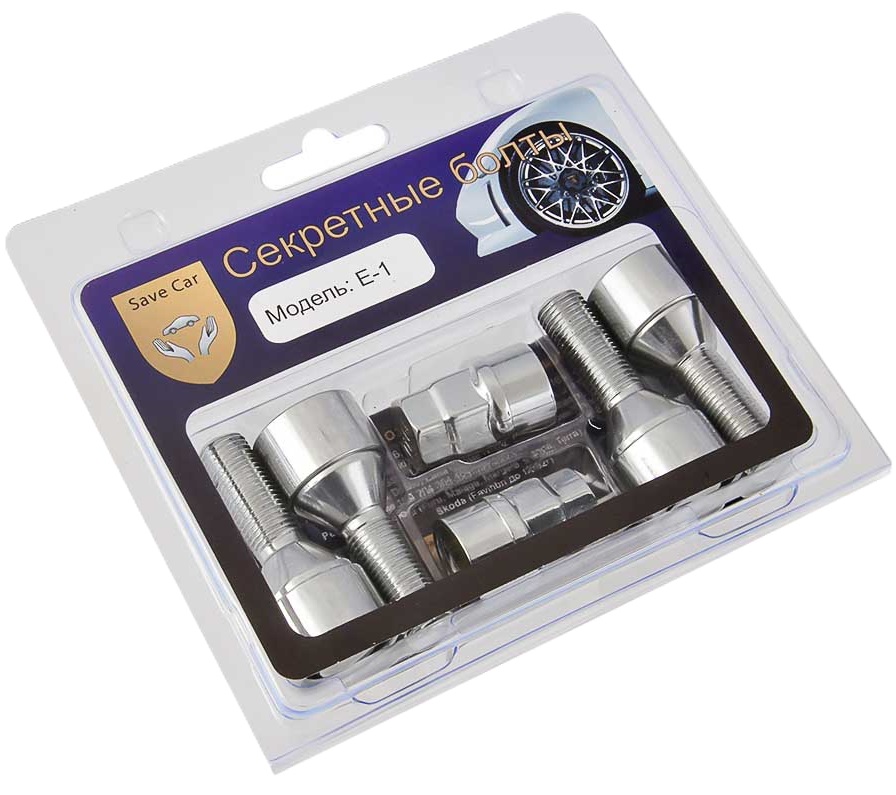 Болты секретные литой диск Save Car M12*1.25*28