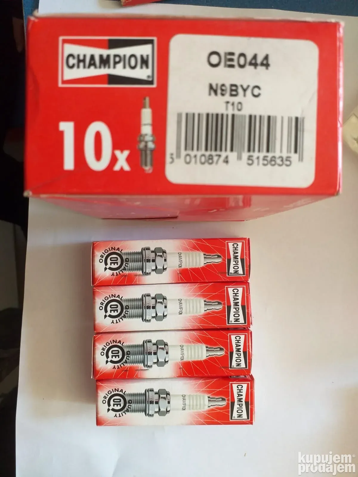 Свечи CHAMPION 1118 2114 (4шт) (N9BYC) 3контакт OE044