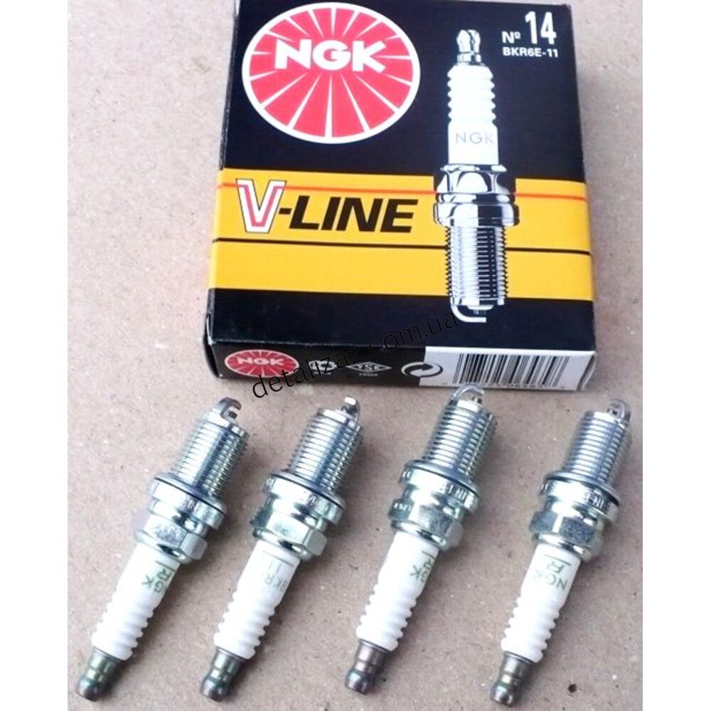 Свечи NGK №14 (4шт) Nexia 16 клапанов BKR6ES11