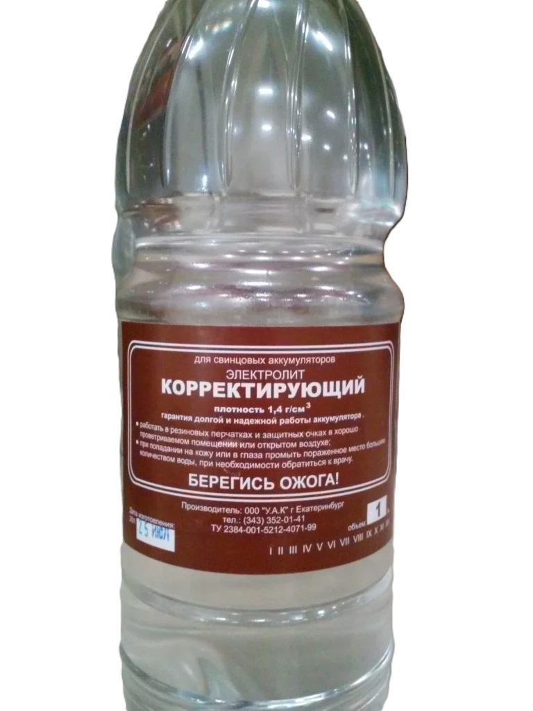 Электролит 1,40 1,0 л. (корректирующий)