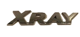 Эмблема "X-RAY Иксрей" хром багажника 